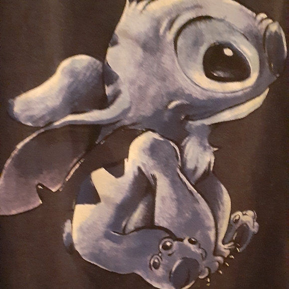 Stitch (of Lilo & Stitch) Reversible Tank Top - 2 in 1 - in Sades of Gray fits M - Picture 2 of 6